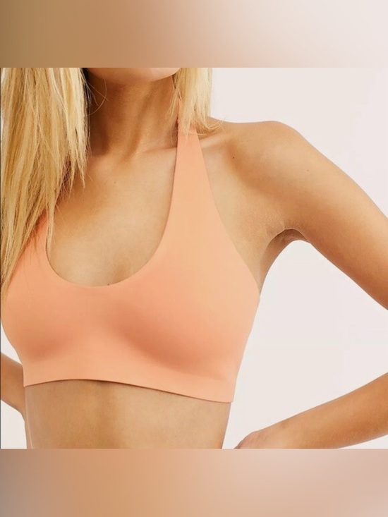 Intimately By Free People Other - NWT Free People Intimately Mango Seamless Halter Sports Bralette Size XL